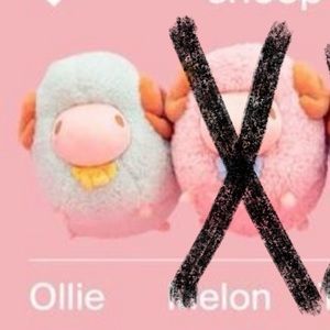 Fluffnest sheep plush Ollie - mint sheep